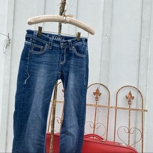 Like new Rock & Roll Riding Jeans 27 by 32